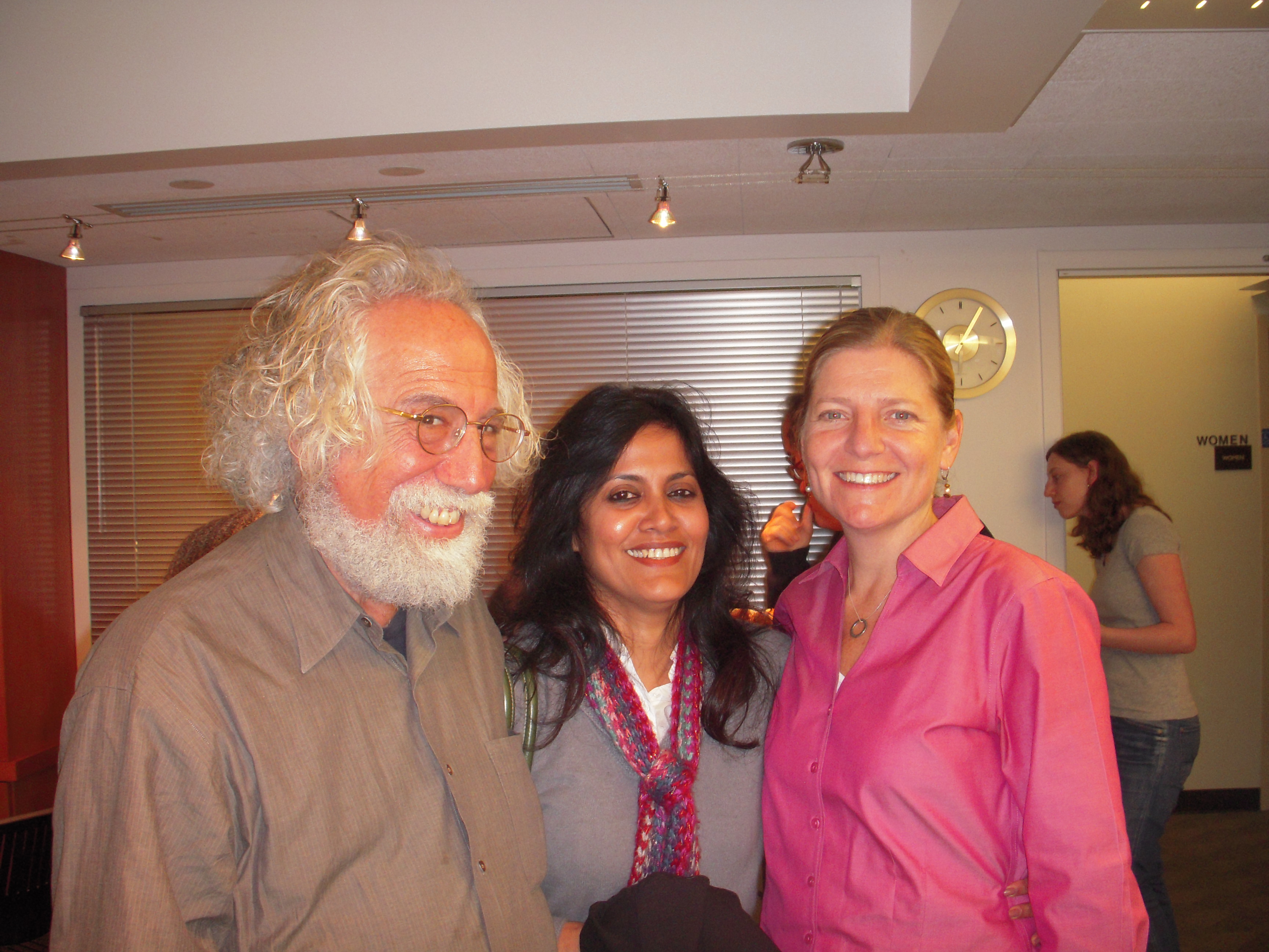 photo of David Minkus, Christine Trost, Sujata Dutta