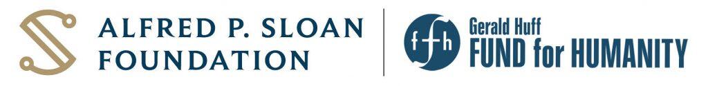 Logos of Sloan Foundation and Gerald Huff Fund