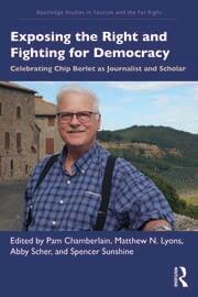 Chip Berlet stands proudly on the front cover of Exposing the Right and Fighting for Democracy
