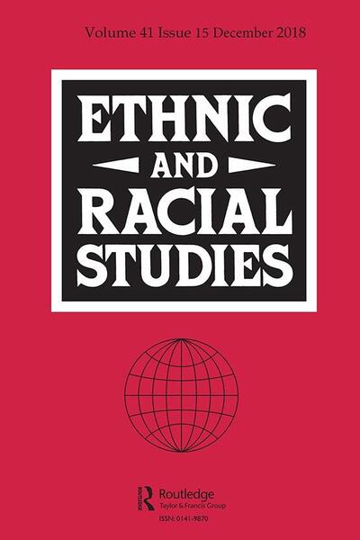 The cover of the journal, Ethnic and Racial Studies