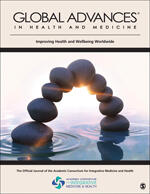 The book cover of the Global Advances in Health and Medicine journal.