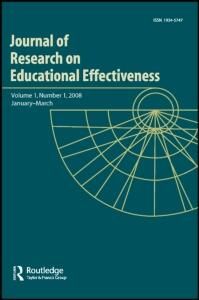The cover of the Journal of Research on Educational Effectiveness