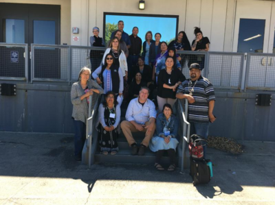  2018 Advanced NAMSI participants after touring parts of UC Berkeley's North American Collections.