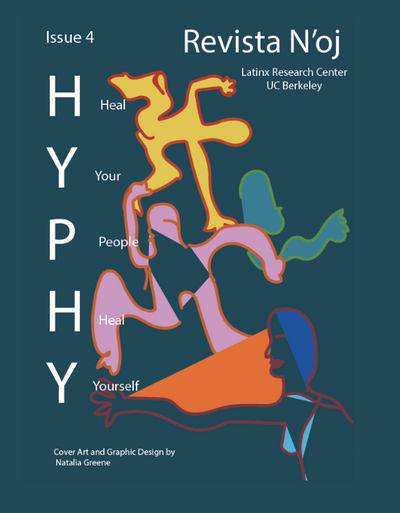  H.Y.P.H.Y Heal your People. Heal Yourself. Abstract shapes of the human form are depicted.