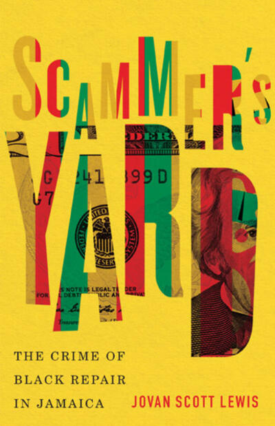 The book cover of Scammer's Yard.