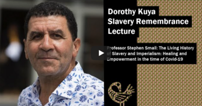 ISSI Interim Director Stephen Small gives a keynote lecture on Slavery Remembrance Day.