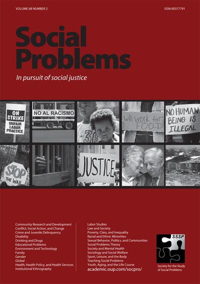 The journal cover of Social Problems