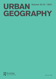 The book cover of the journal Urban Geography